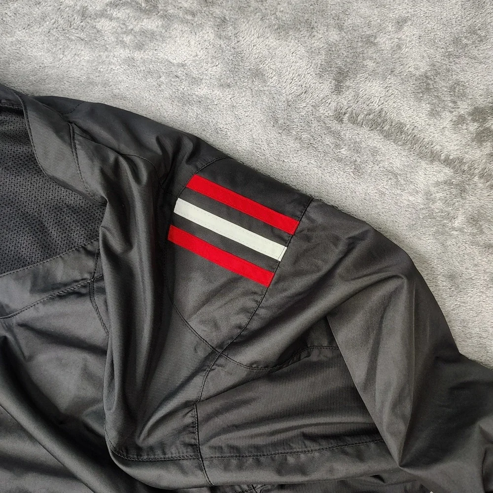 VTG Adidas Pullover Mens Small‎ Black V Neck Golf Vented Performance Climalite